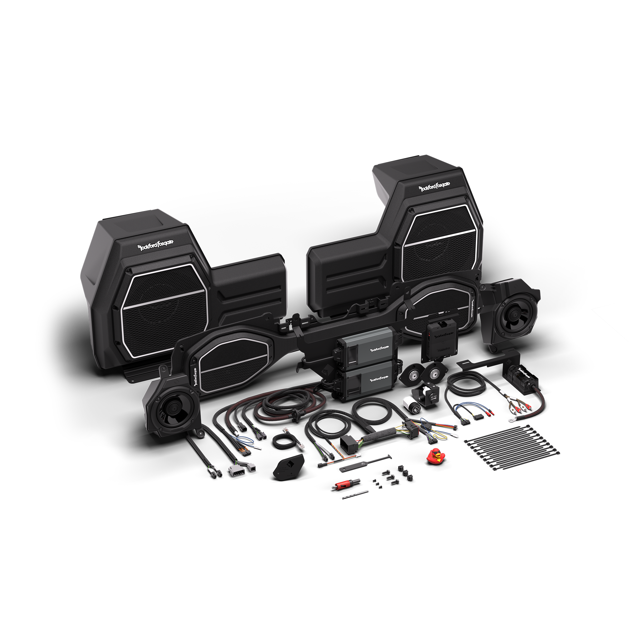1,800 Watt All-In-One Audio Kit for Select 2018-2023 Jeep Wrangler Unlimited JL