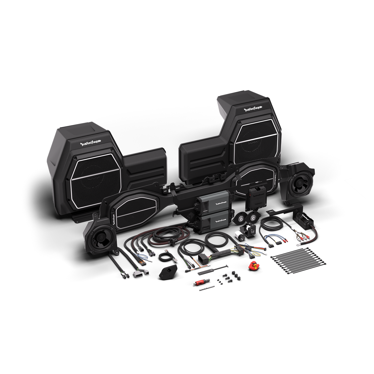 1,800 Watt All-In-One Audio Kit for Select 2018-2023 Jeep Wrangler Unlimited JL