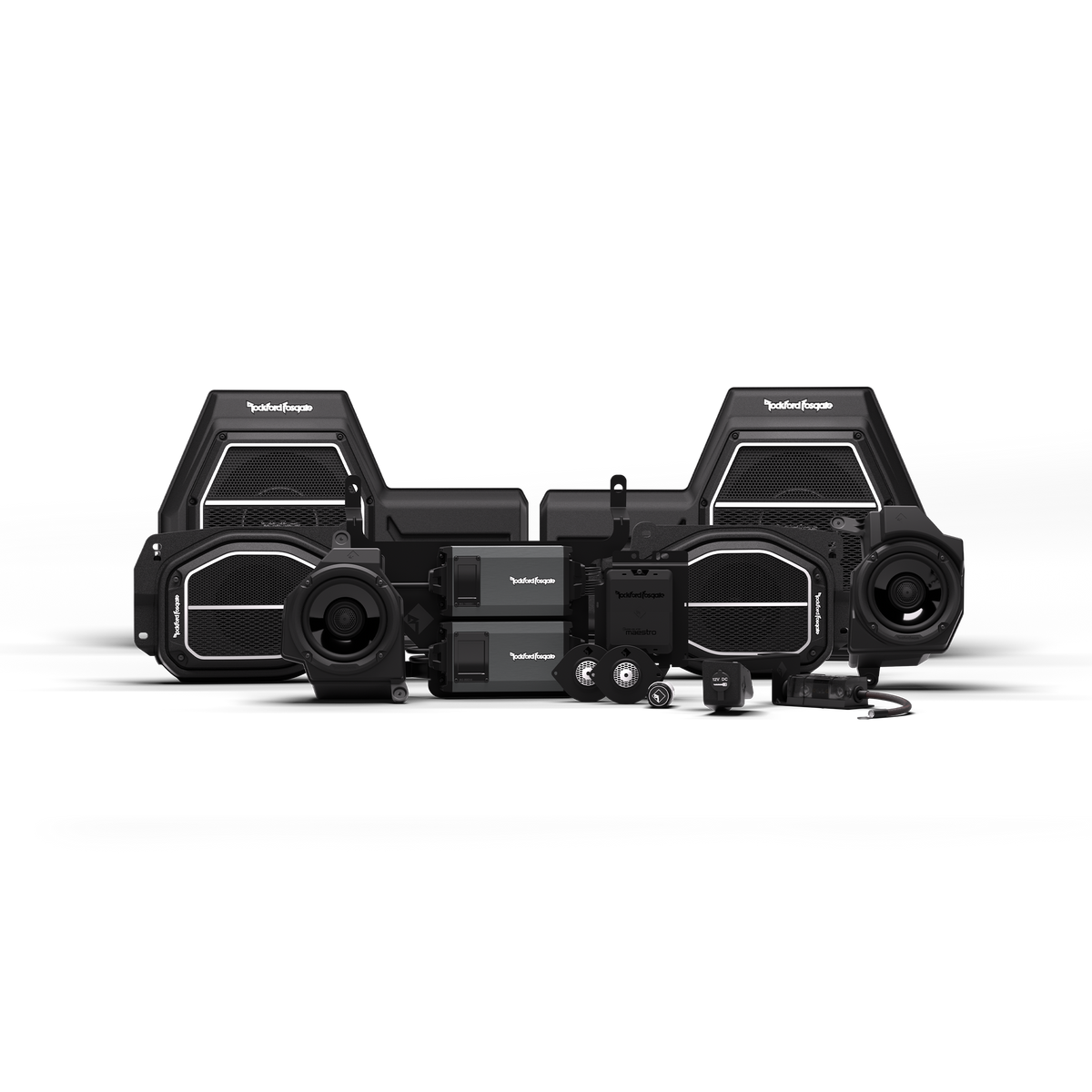 1,800 Watt All-In-One Audio Kit for Select 2018-2023 Jeep Wrangler JL(18WRNGLER-STG5)