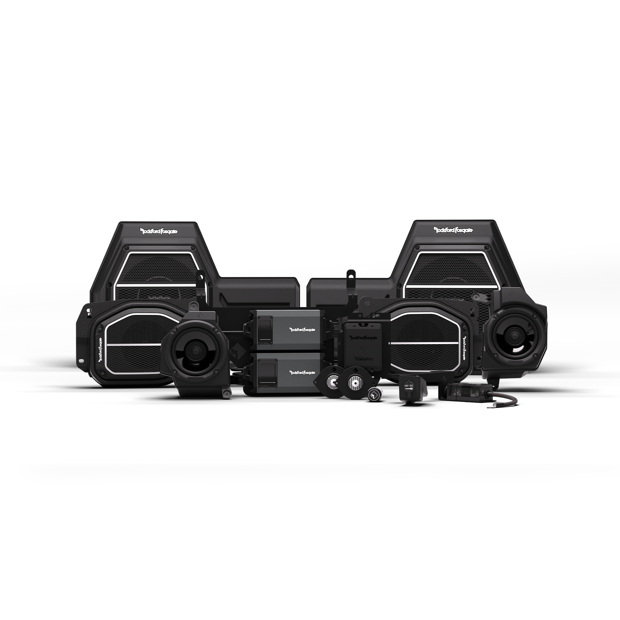 1,800 Watt All-In-One Audio Kit for Select 2018-2023 Jeep Wrangler Unlimited JL