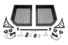 Cargo Rack | Dual 2" Black LED Pairs | Flush Mount | Polaris Ranger XP 1000