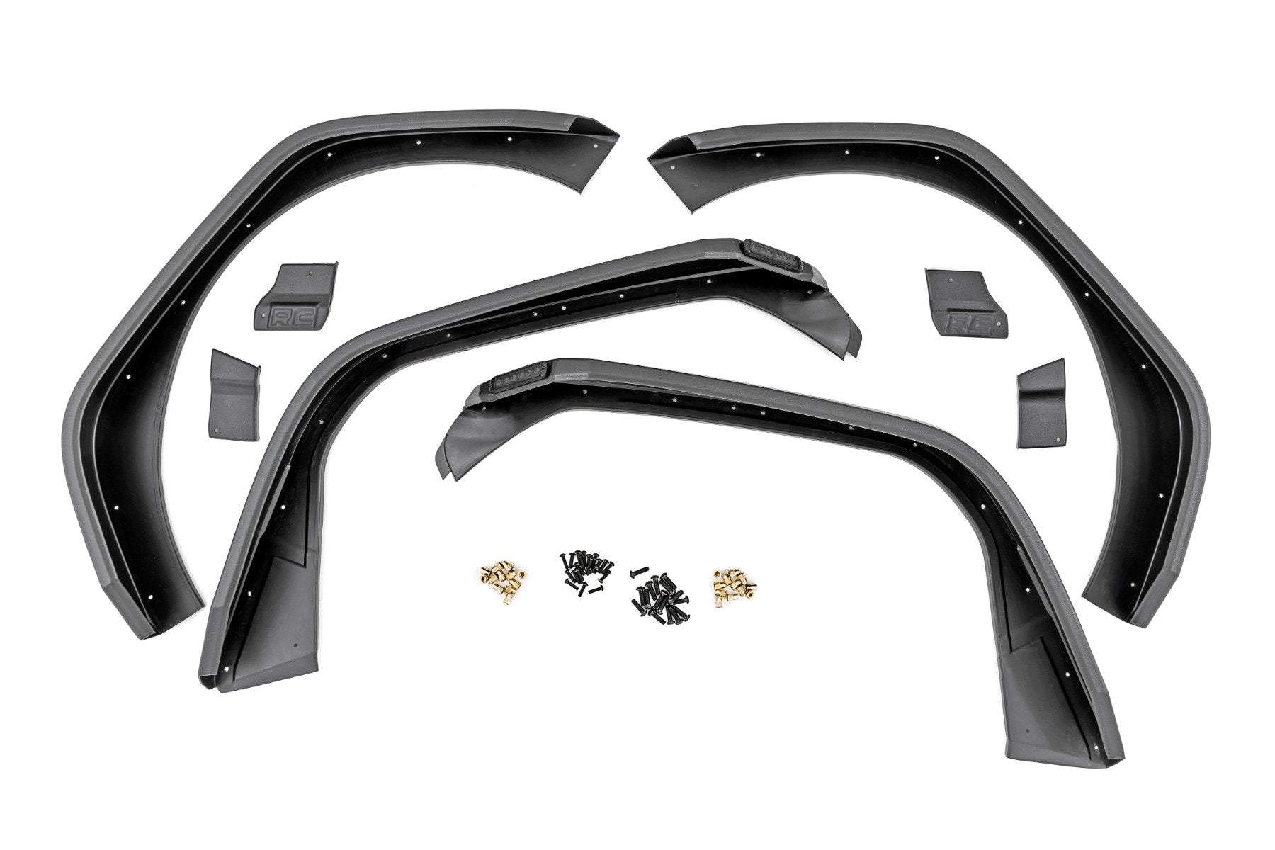 High Clearance LED Flat Fender Flare Kit | UV Treated | Jeep Wrangler JL (18-24)