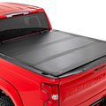 Hard Tri-Fold Flip Up Bed Cover | 5'10" Bed | Chevy/GMC Sierra 1500 (19-26)/Silverado 1500 (19-26)