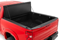 Hard Tri-Fold Flip Up Bed Cover | 5'10" Bed | Chevy/GMC Sierra 1500 (19-26)/Silverado 1500 (19-26)