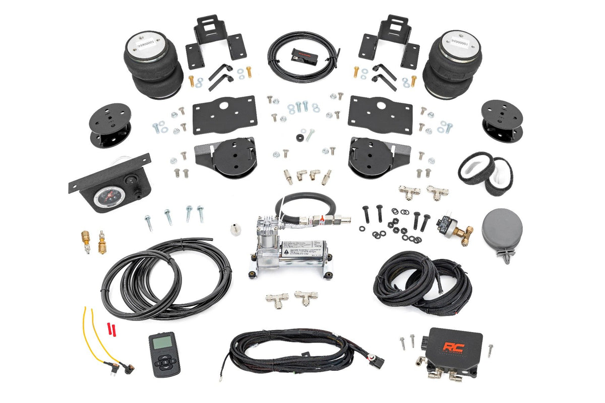 Air Spring Kit w/compressor | Wireless Controller | 4 Inch Lift Kit | Ram 1500 (19-26)