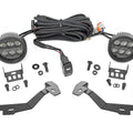 LED Light Kit | Ditch Mount | Black Series Round | 3.5 Inch | Amber DRL | Ram 1500 (19-26)