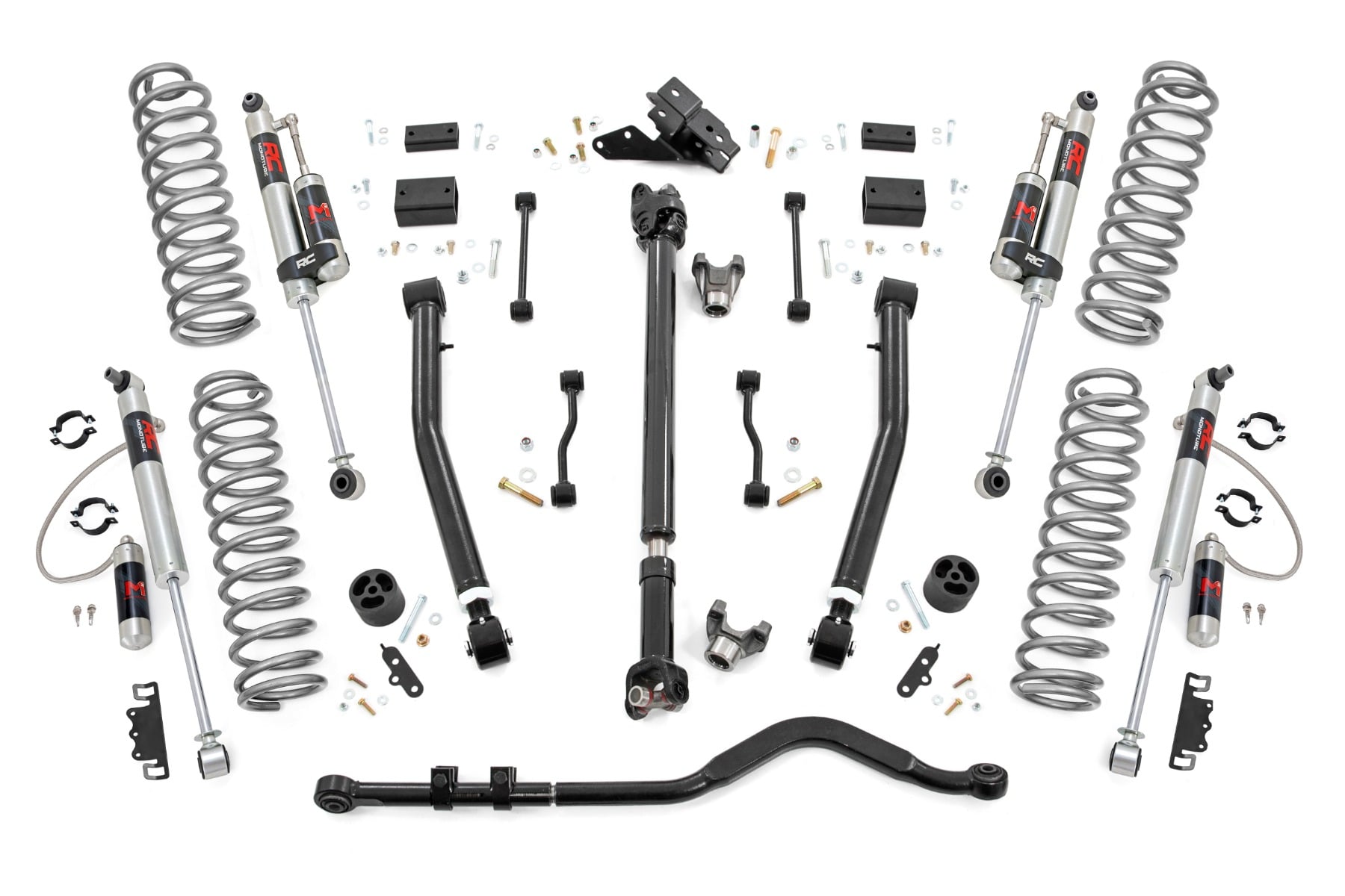 3.5 Inch Lift Kit | Adj Lower | FR D/S | M1R | Jeep Wrangler JL 4WD (24-26)