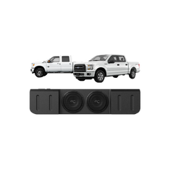 TXFF15D10 Ford F-150 (2015-23) / F-250/350 (2017+) Under Seat Dual 10" Loaded Subwoofer Enclosure