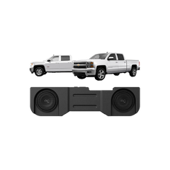 TXGM14D10 Chevy Silverado/GMC Sierra (2014-18) Under Seat Dual 10" Loaded Subwoofer Enclosure