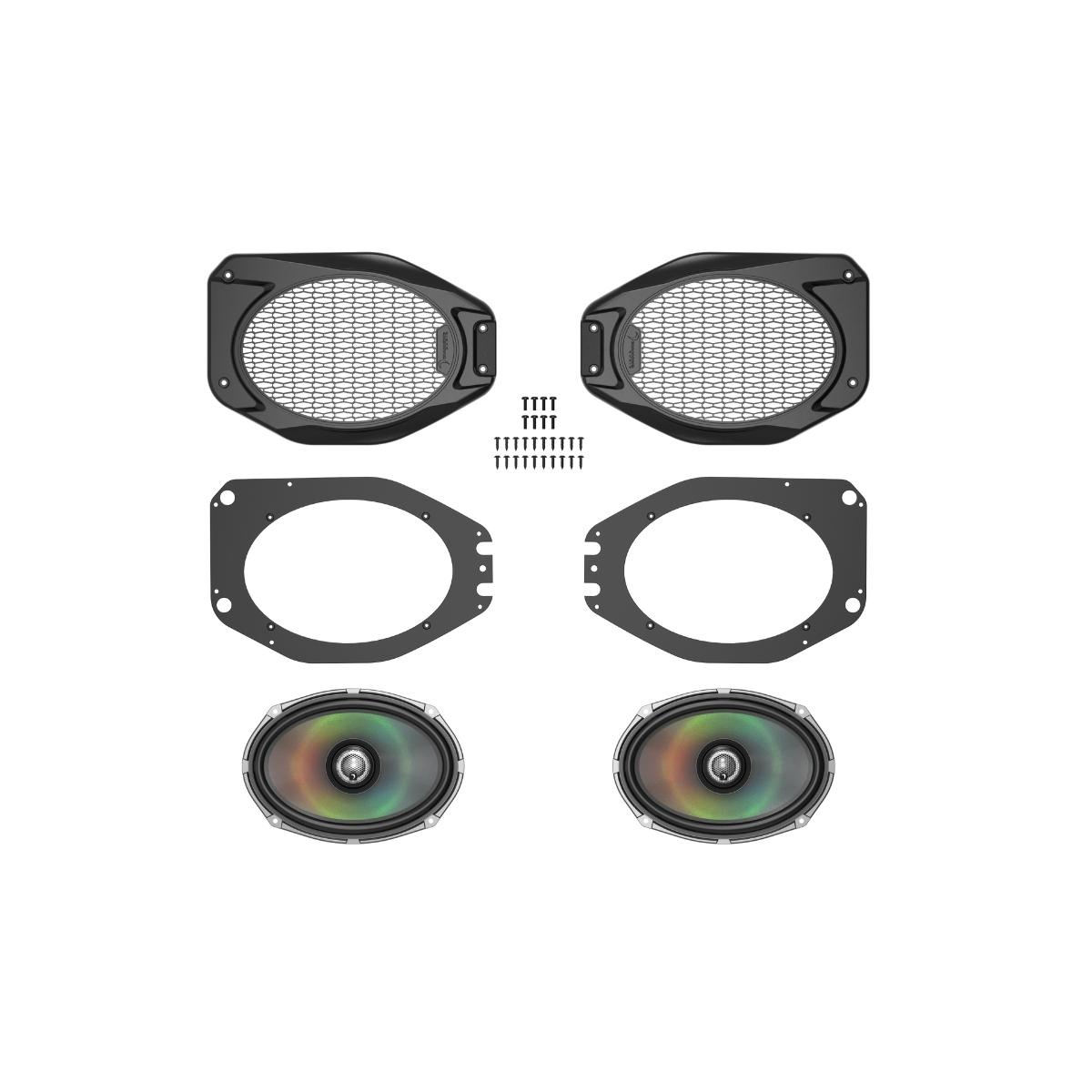 2018-2023 Jeep Wrangler(2DR/4DR)/Jeep Gladiator 6"x9" Overhead Speaker Kit - VSPJP69OE