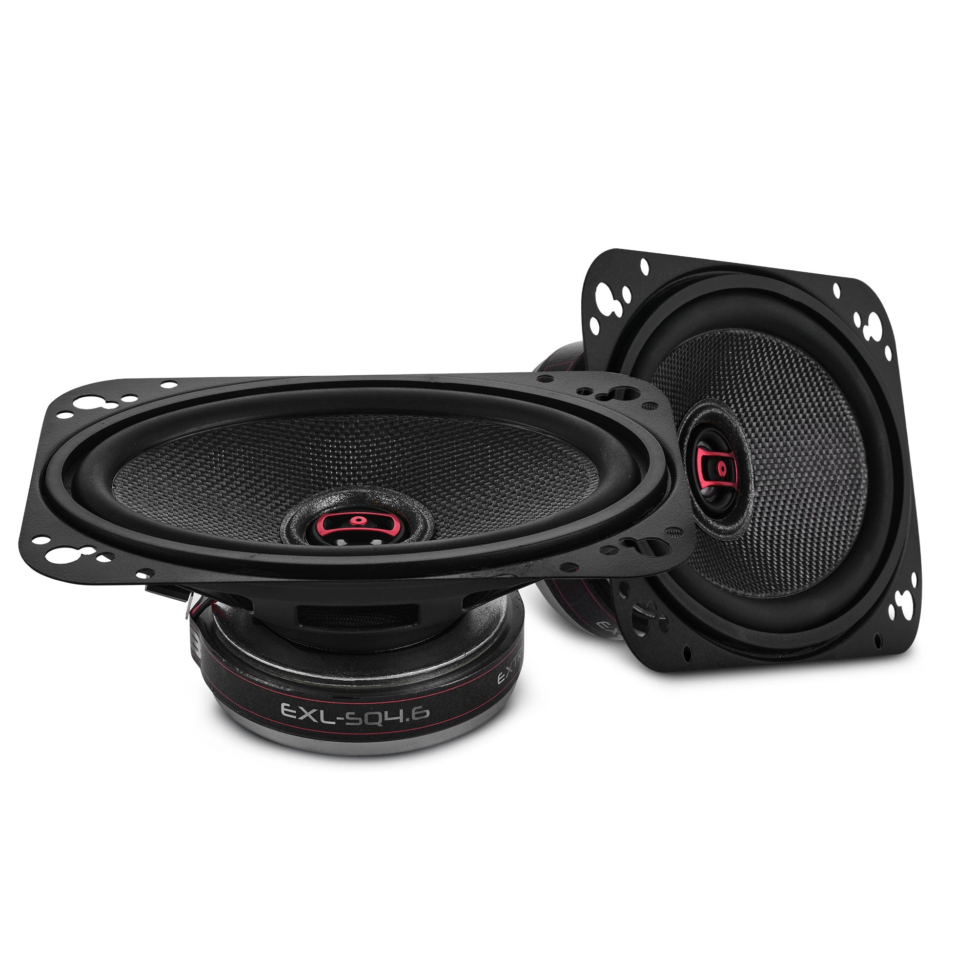 EXL 4x6” 2-Way Coaxial Speaker with Fiber Glass Cone | 60W RMS 3-Ohm - DS18