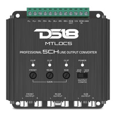 5-Channel High-to-Low Level Line Output Converter with Remote Turn-On - DS18