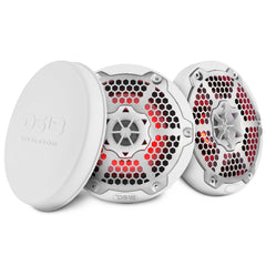 6.5” Marine 2-Way Hybrid Speaker with RGB LED, Compression Driver and Neodymium Magnet | 250W RMS 4-Ohm - DS18