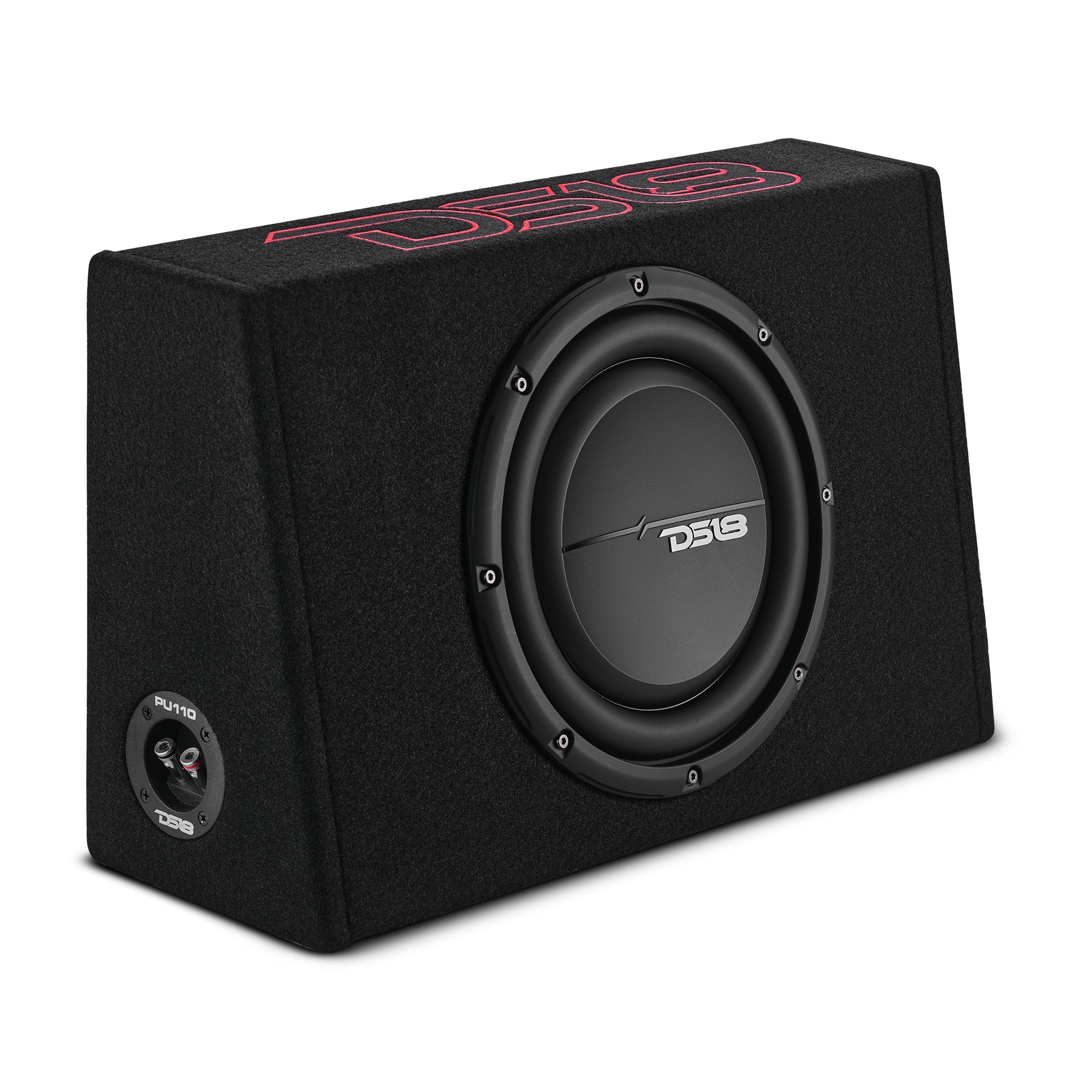 10” Shallow Subwoofer Enclosure for Pickup Trucks - DS18