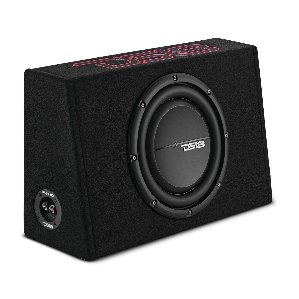 10” Shallow Subwoofer Enclosure for Pickup Trucks - DS18