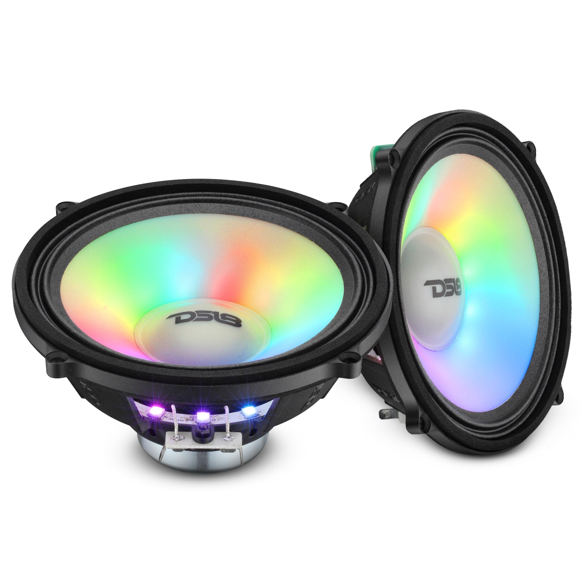 Polaris RZR-PRO 2020-Up 6.5" Dashboard Speakers with Digital LED Lighting – 150W RMS, Neodymium Magnet, OEM Fit - DS18