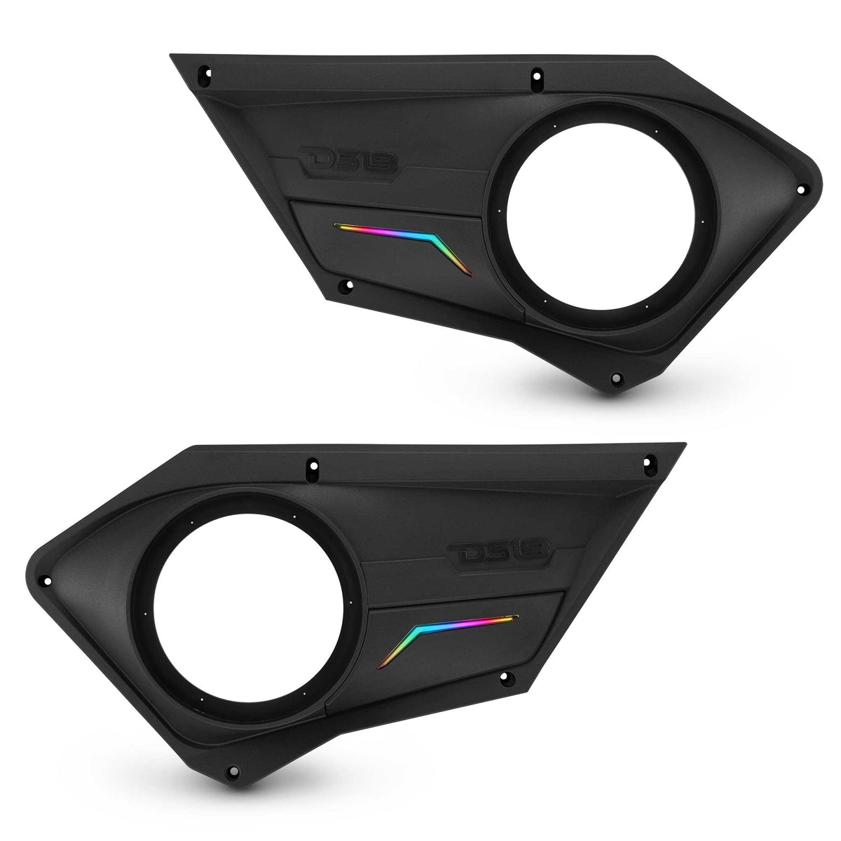 Polaris RZR Front Door Panels for 8” Speakers with Digital LED Lighting - DS18
