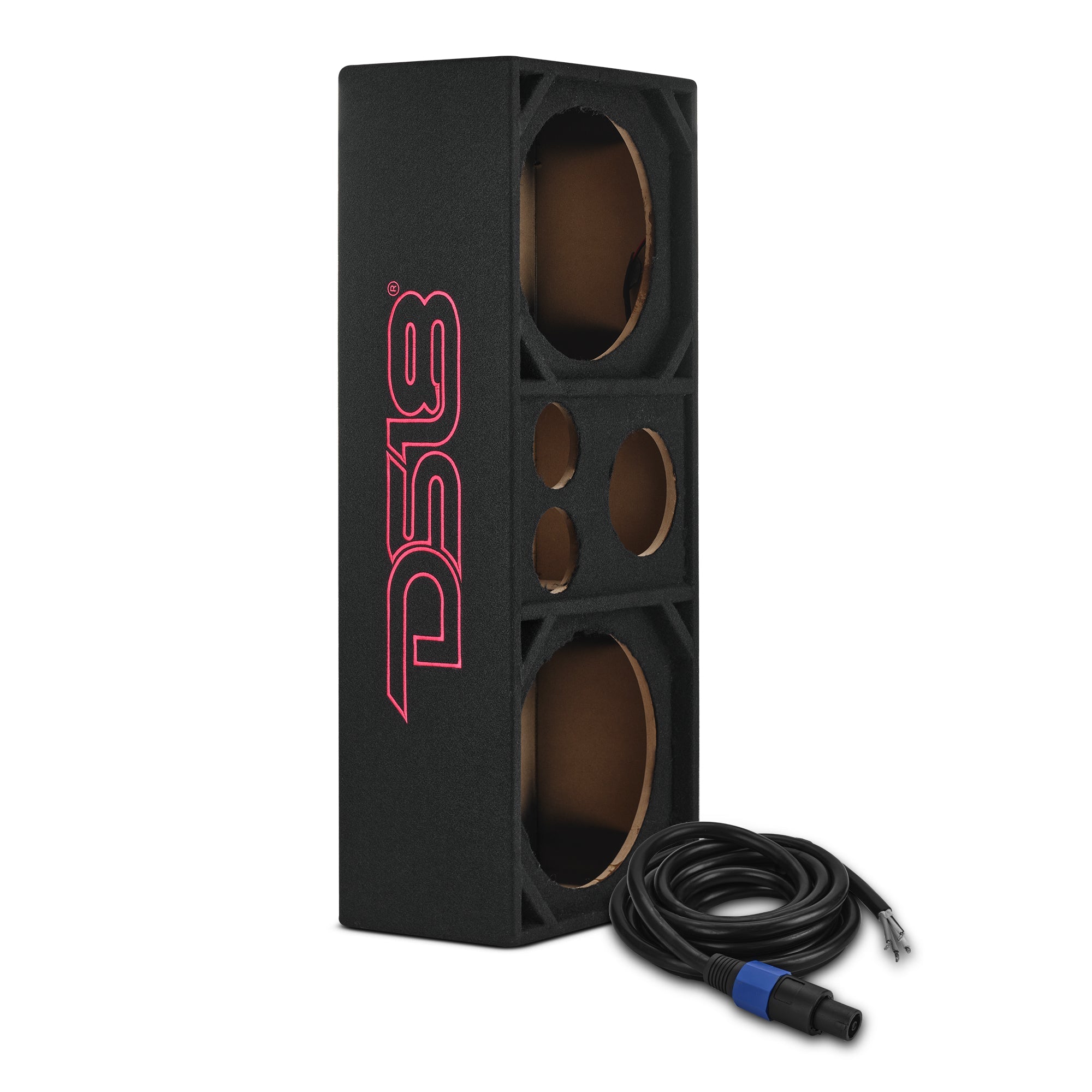 Dual 12” + Dual 4” Tweeter + 2” Driver Ported Voceteo Empty Enclosure | Speakon-Ready - DS18