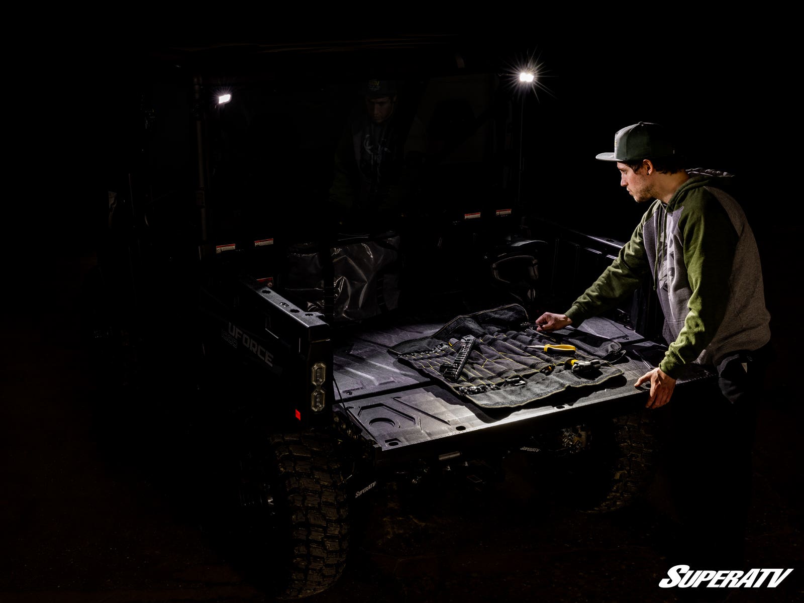 CFMOTO UForce 600 Rear-Facing LED Cube Lights