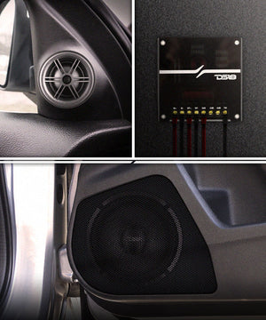 DX 6.5" 2- Way Component Speaker System With Kevlar Cone 230 Watts Rms 4-Ohm - DS18
