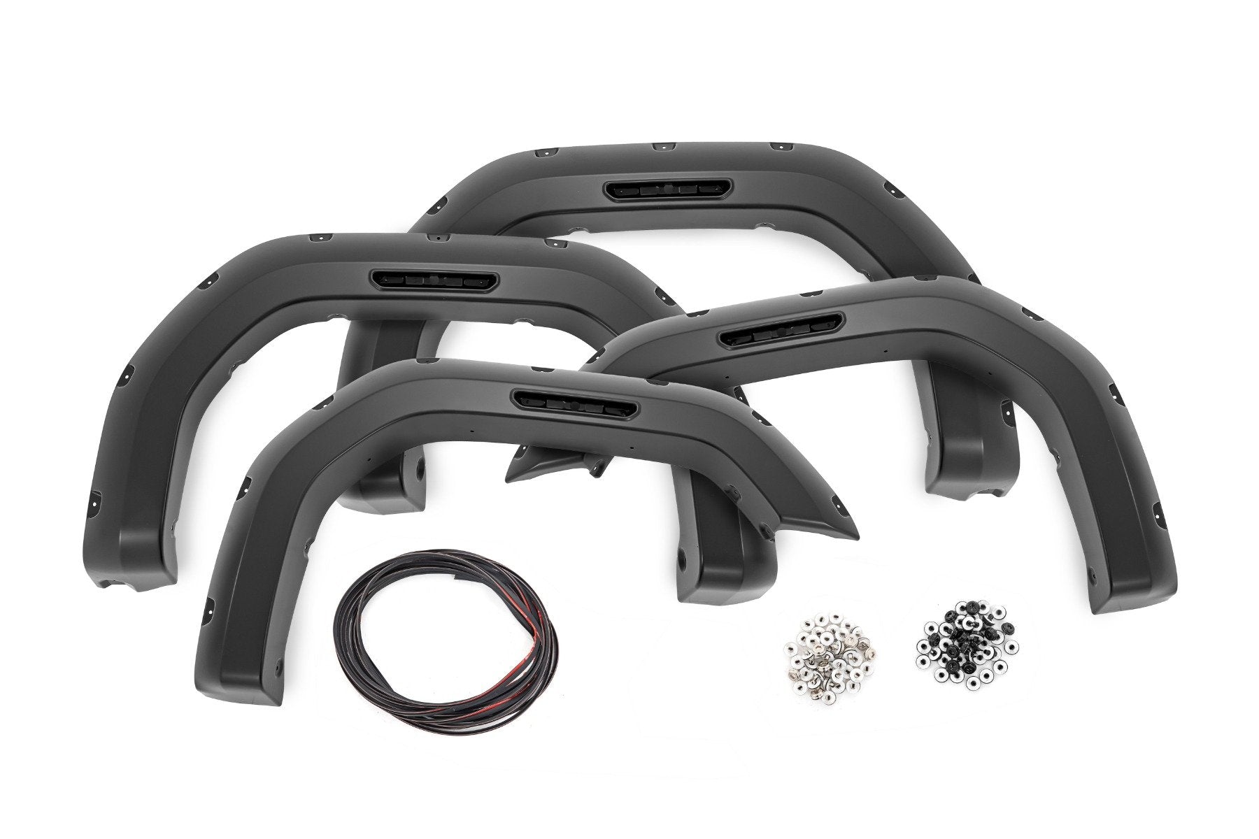Pocket Fender Flares | G6M Titanium Rush | GMC Sierra 2500 HD/Sierra 3500 HD (20-26)