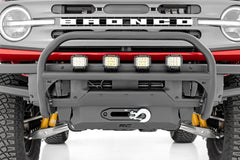 Nudge Bar | 20 Inch Chrome Single Row LED | OE Modular Steel | Ford Bronco (21-26)
