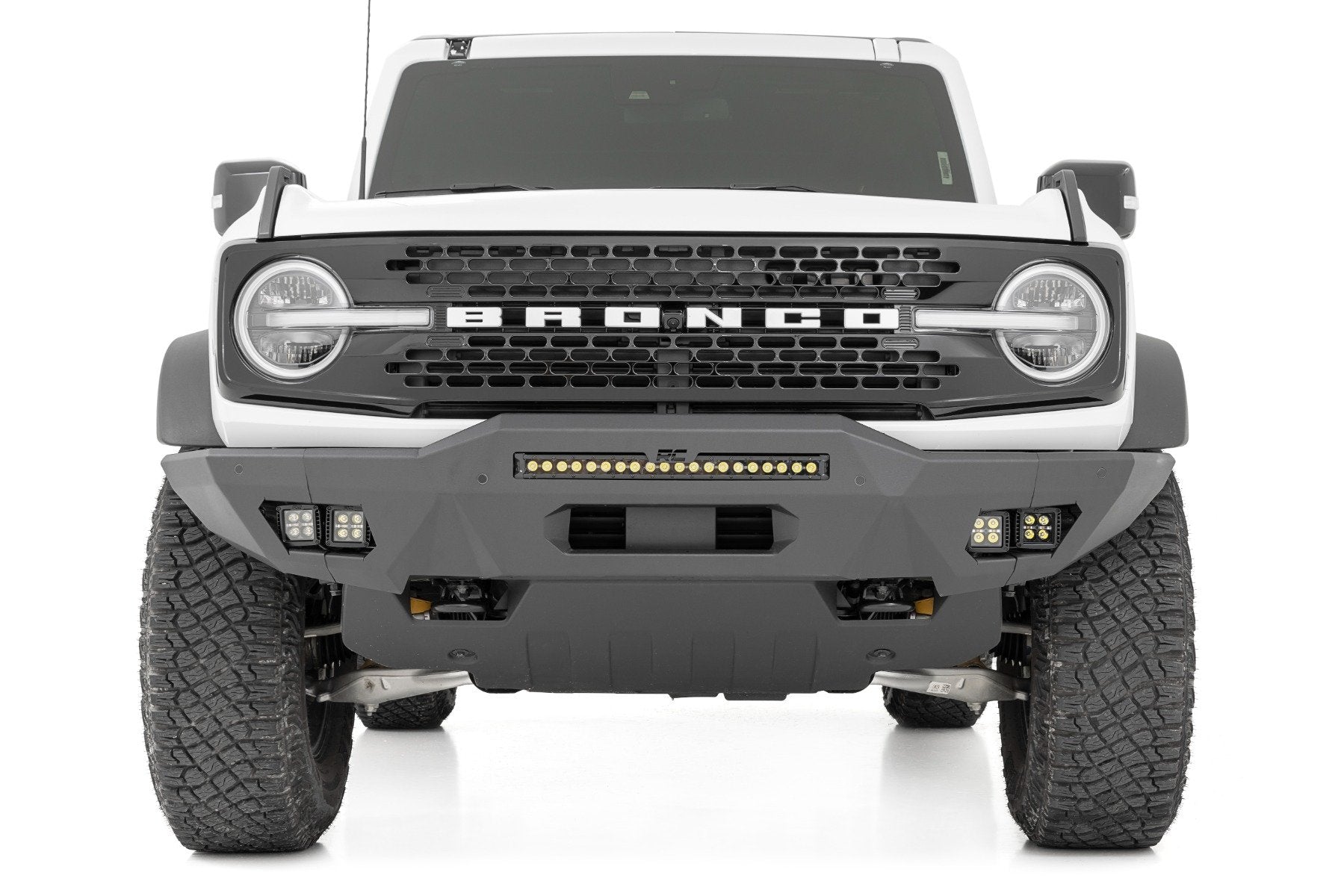 Front Bumper | Modular | Full Wings | Amber DRL | Ford Bronco 4WD (2021-2026)