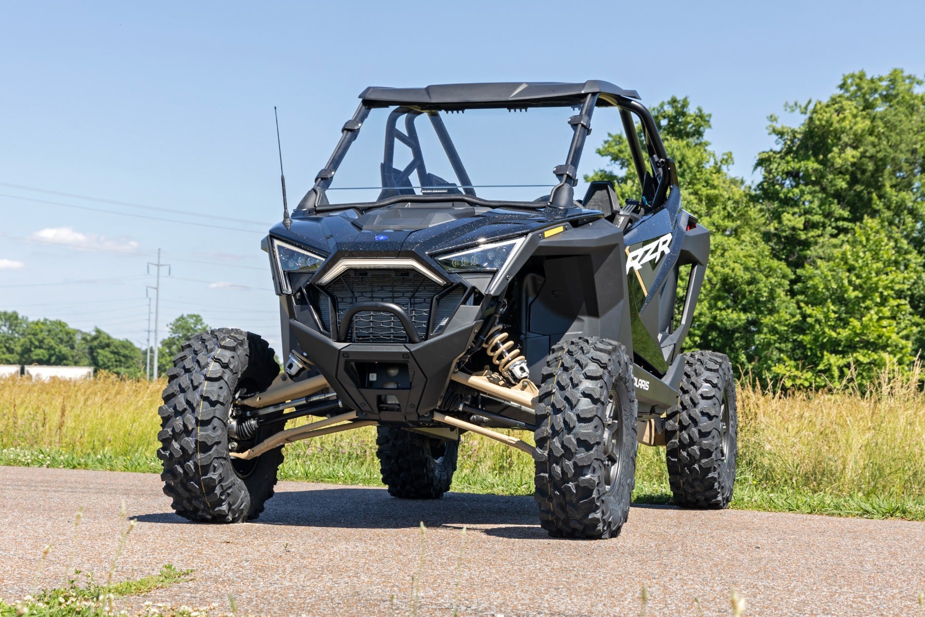 Full Windshield | Scratch Resistant | Polaris RZR Turbo R