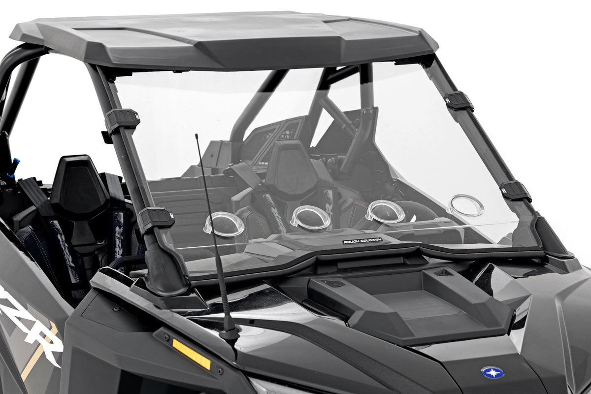 Vented Full Windshield | Scratch Resistant | Polaris RZR Turbo R 4