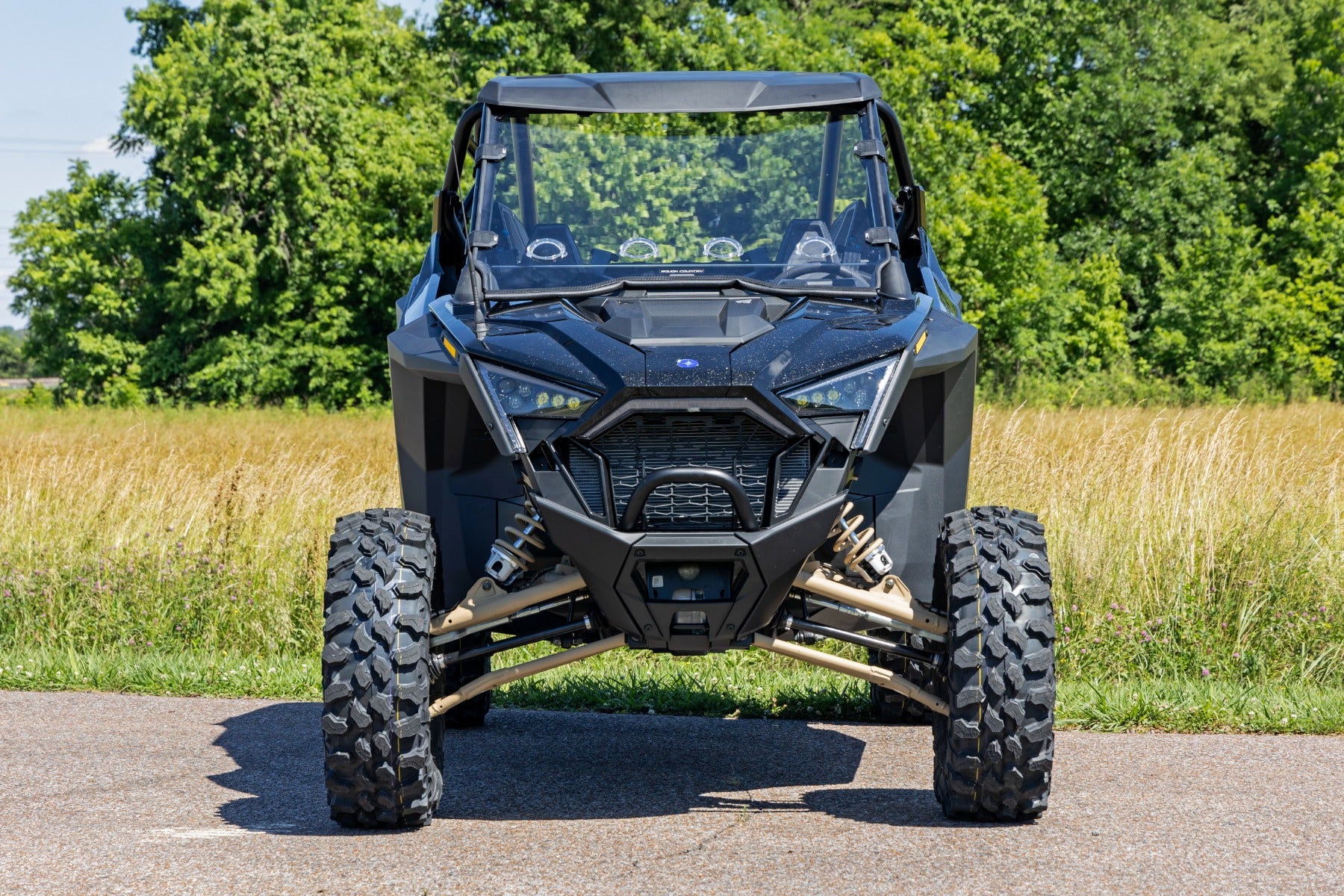 Vented Full Windshield | Scratch Resistant | Polaris RZR Turbo R 4