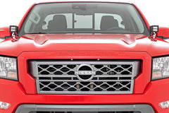 LED Light Kit | Ditch Mount | 2" Black Pair | Flood | Nissan Frontier (22-26)
