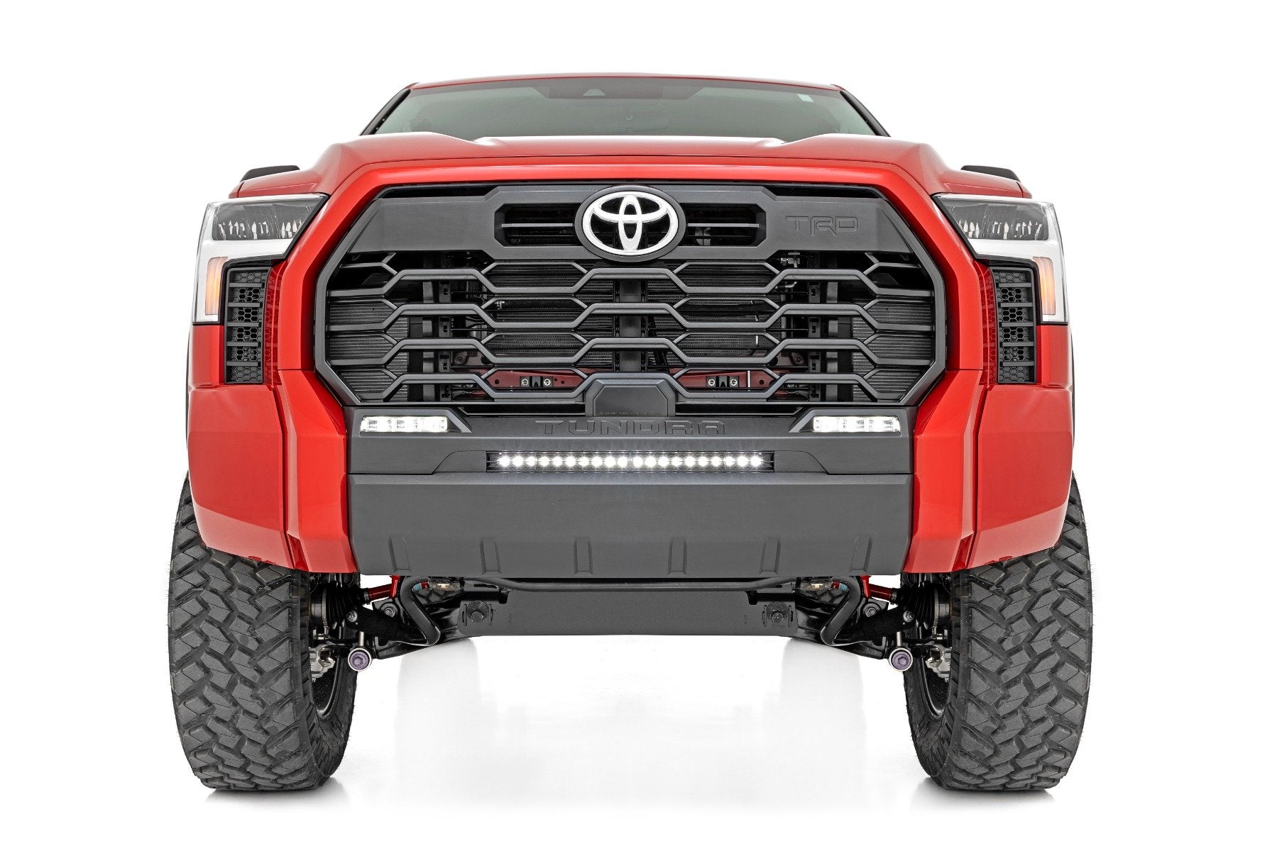 LED Light Kit | Bumper Mount | 20" Black Slim Line | Toyota Tundra (22-26)