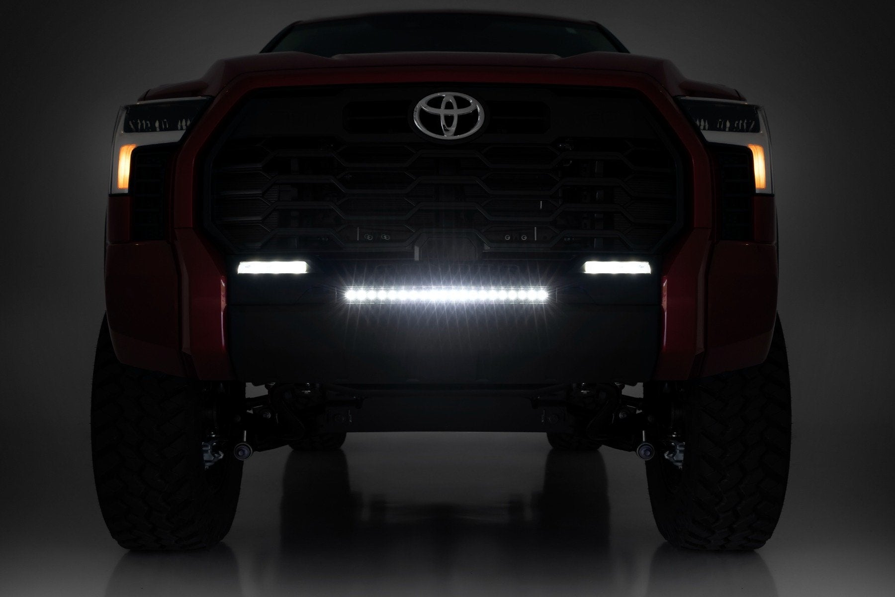 LED Light Kit | Bumper Mount | 20" Black Slim Line | Toyota Tundra (22-26)