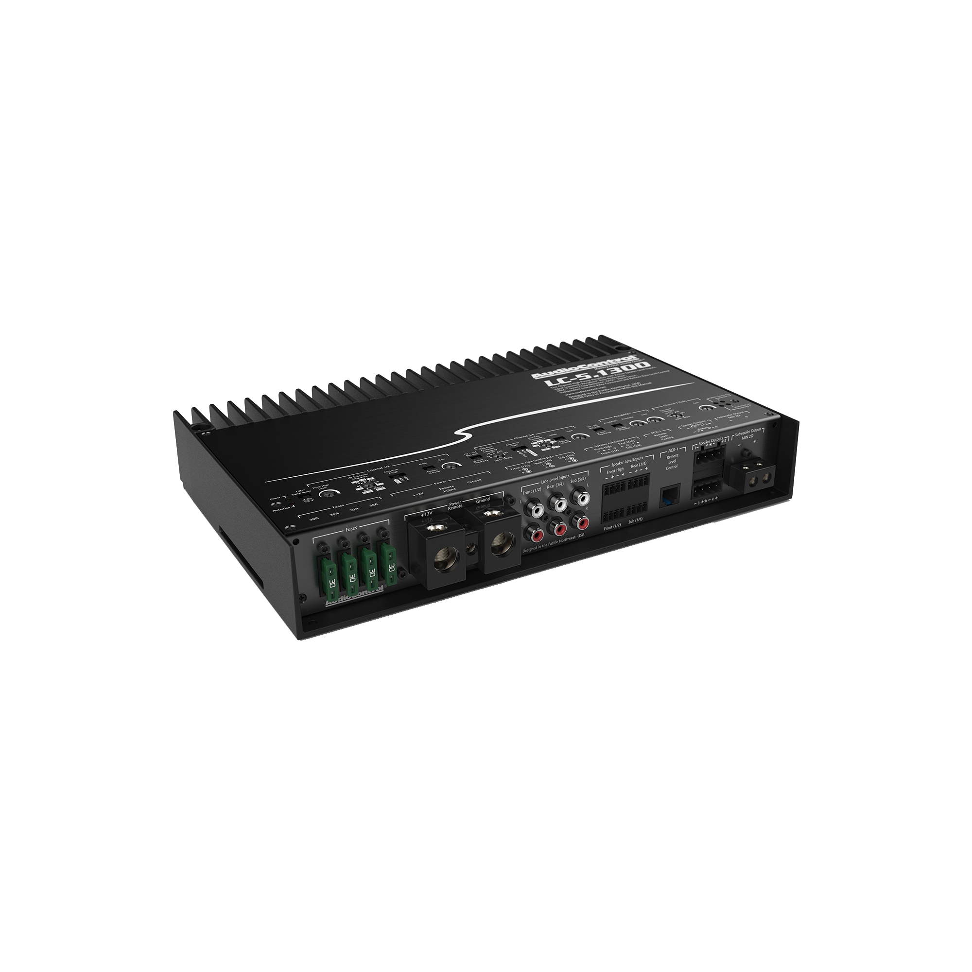 LC-5.1300 High-Power 5-Channel or 3-Channel Amplifier w/AccuBASS