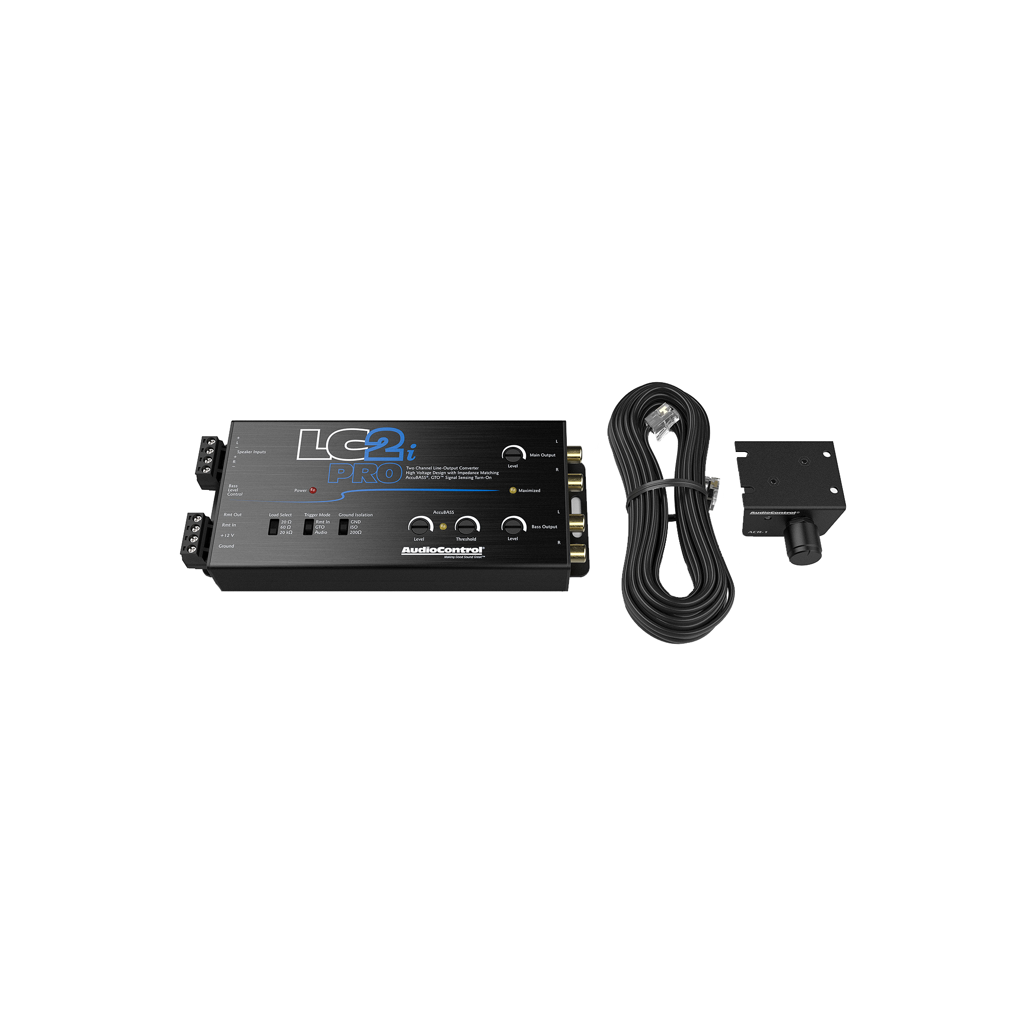 LC2i PRO 2-Channel Line Output Converter w/AccuBASS & ACR-1 Remote