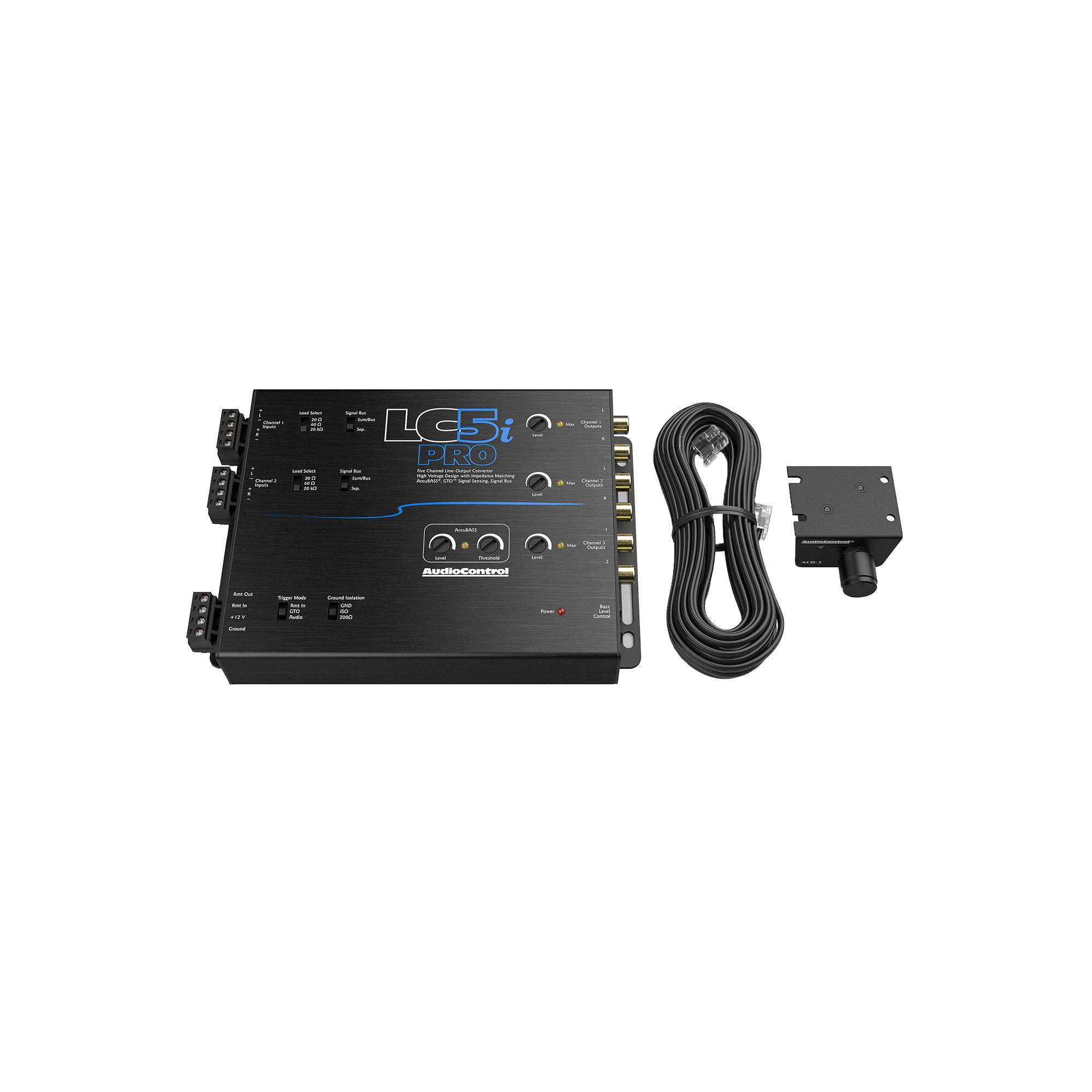 LC5iPRO 5-Channel Line Output Converter w/AccuBASS & ACR-1 Remote