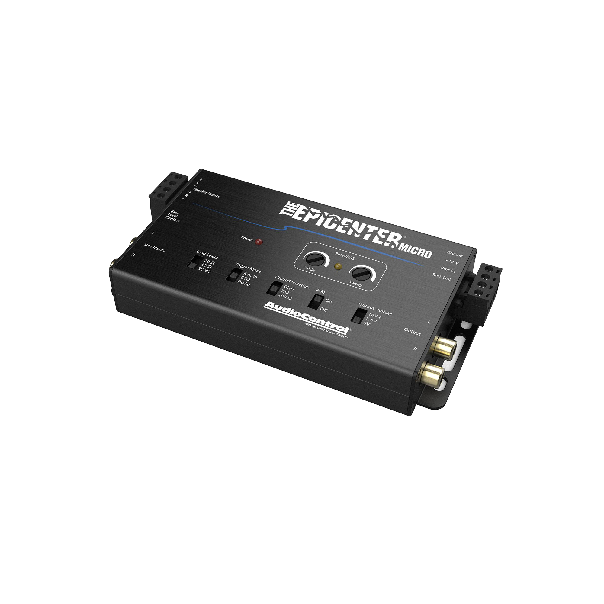 The EPICENTER Micro Bass Restoration Processor & Line Output Converter w/ACR-4 Remote