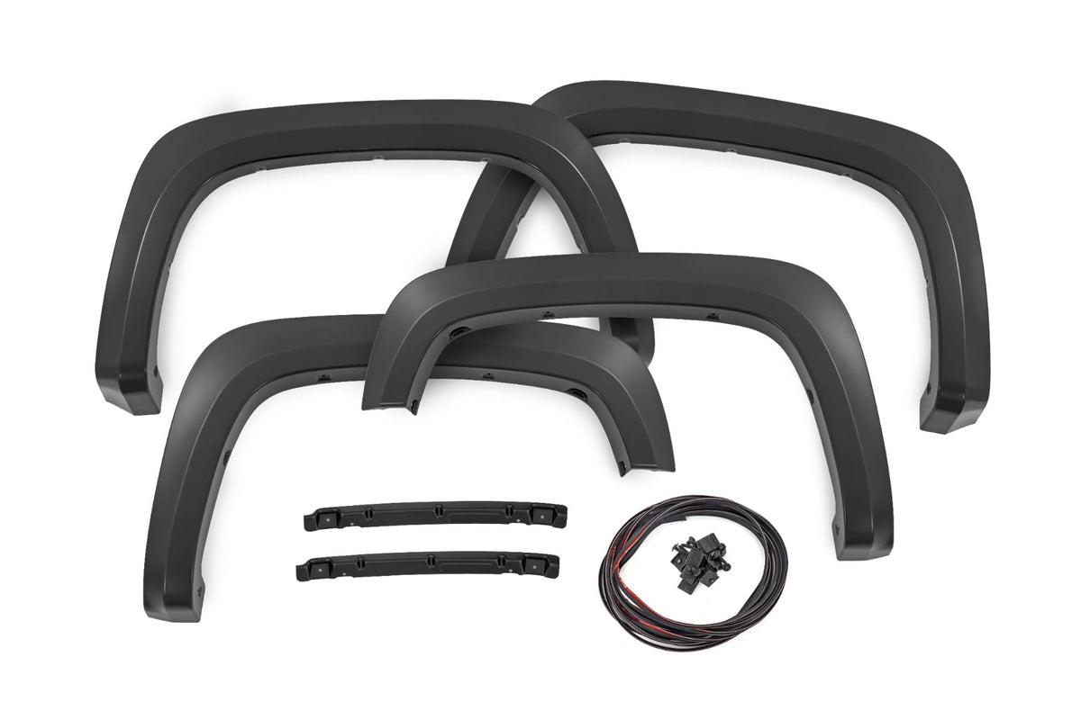 Sport Fender Flares | GB8 Mosaic Black | Chevy Silverado 2500 HD/3500 HD (20-26)