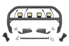 Nudge Bar | 3 Inch Wide Angle Led (x4) | Oe Modular Steel | Ford Bronco (21-26)