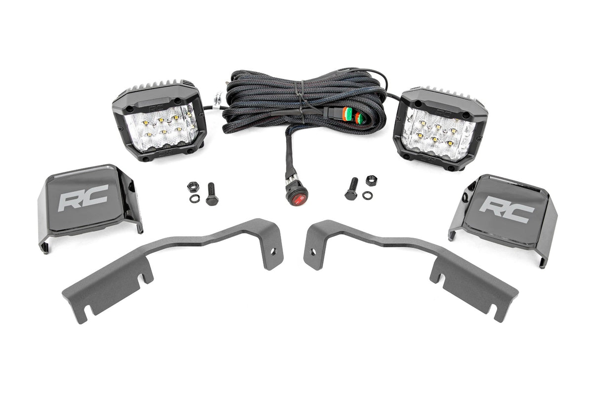 LED Light Kit | Ditch Mount | 3" OSRAM | Wide | Nissan Frontier (22-26)