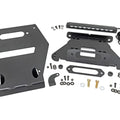 LED Light | Winch Mount | Front | 10" Black Slimline | Polaris RZR Pro R