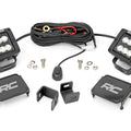 LED Light Kit | Ditch Mount | 2" Black Pair | Flood | Toyota Tundra (22-26)