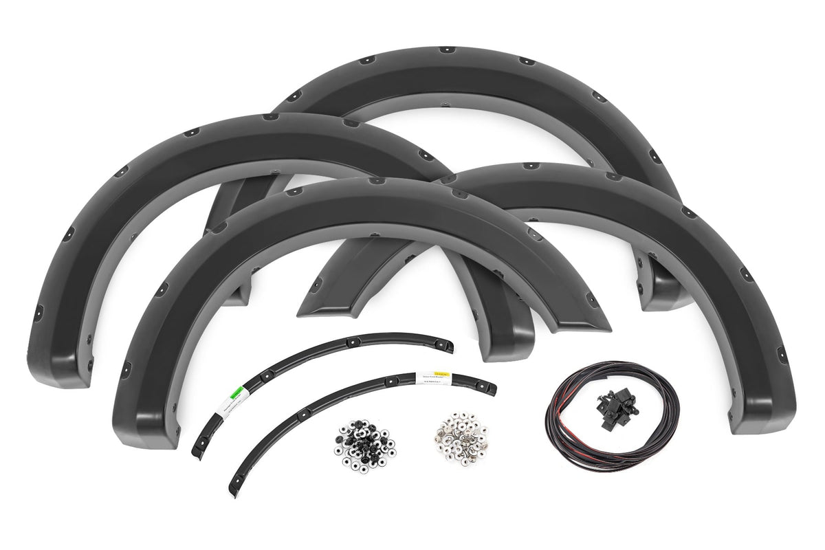 Pocket Fender Flares | JS Iconic Silver | Ford F-250/F-350 Super Duty (23-26)