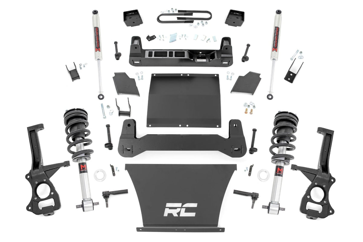 6 Inch Lift Kit | Mono Leaf Rear | M1 Struts/M1 | Chevy Silverado 1500 (25-26)