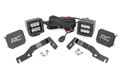 LED Light Kit | Ditch Mount | 2" Black Pair | Spot | Toyota Tacoma (24-26)
