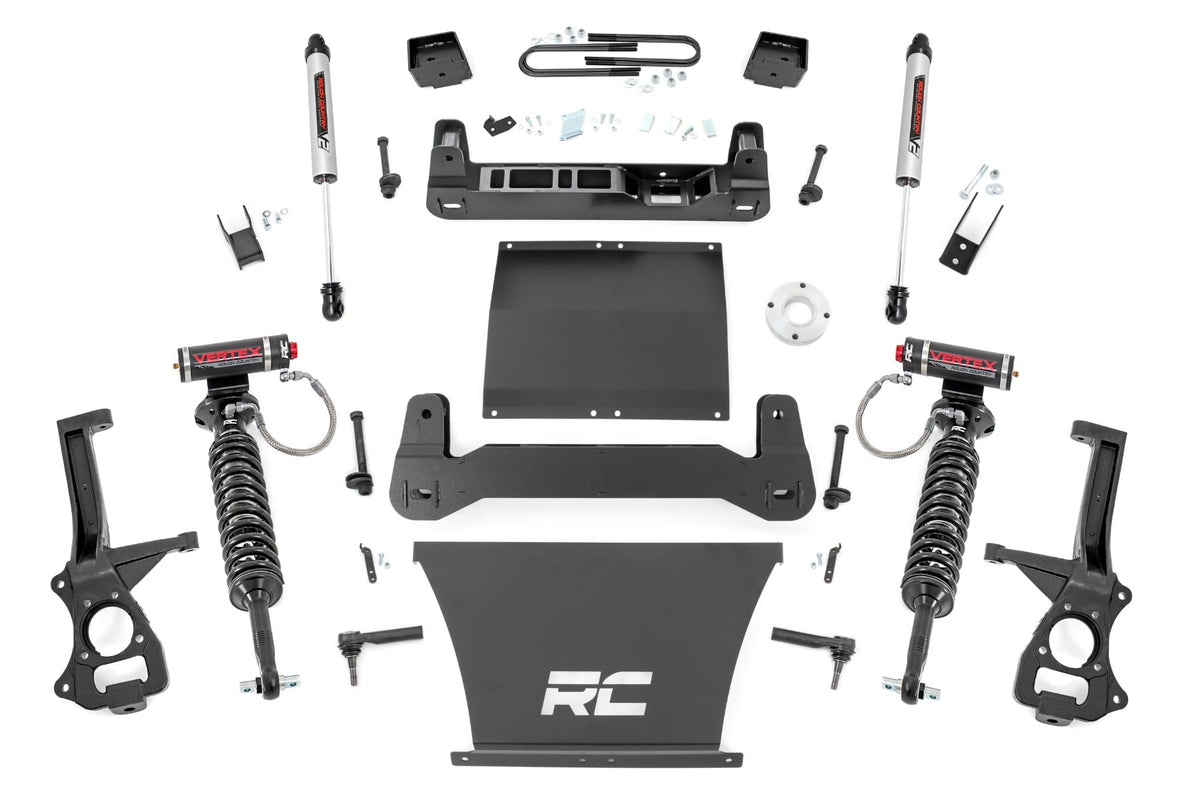 6 Inch Lift Kit | Mono Leaf Rear | Vertex/V2 | Chevy Silverado 1500 (25-26)