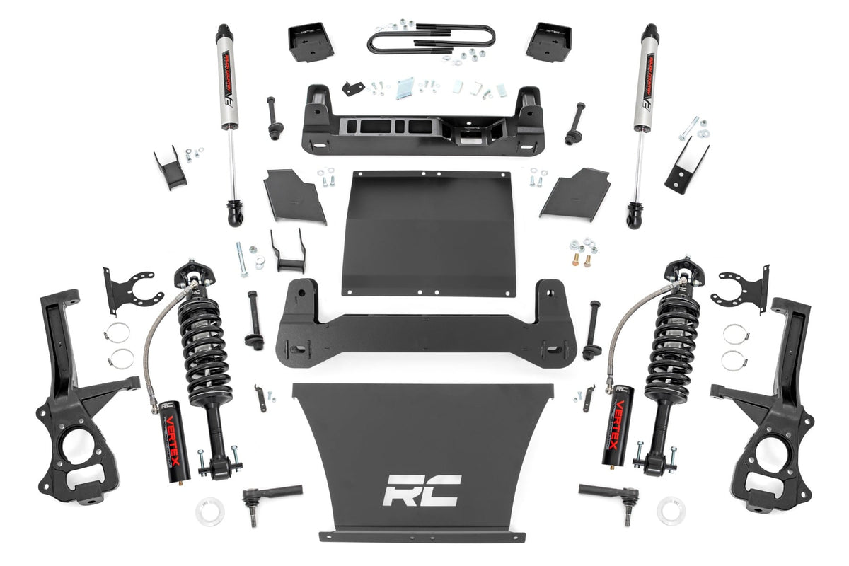 6 Inch Lift Kit | Mono Leaf Rear | Vertex/V2 | Chevy Silverado 1500 (22-24)