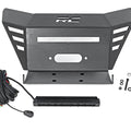 Winch Plate | 10" Black Slimline | Honda Pioneer 520