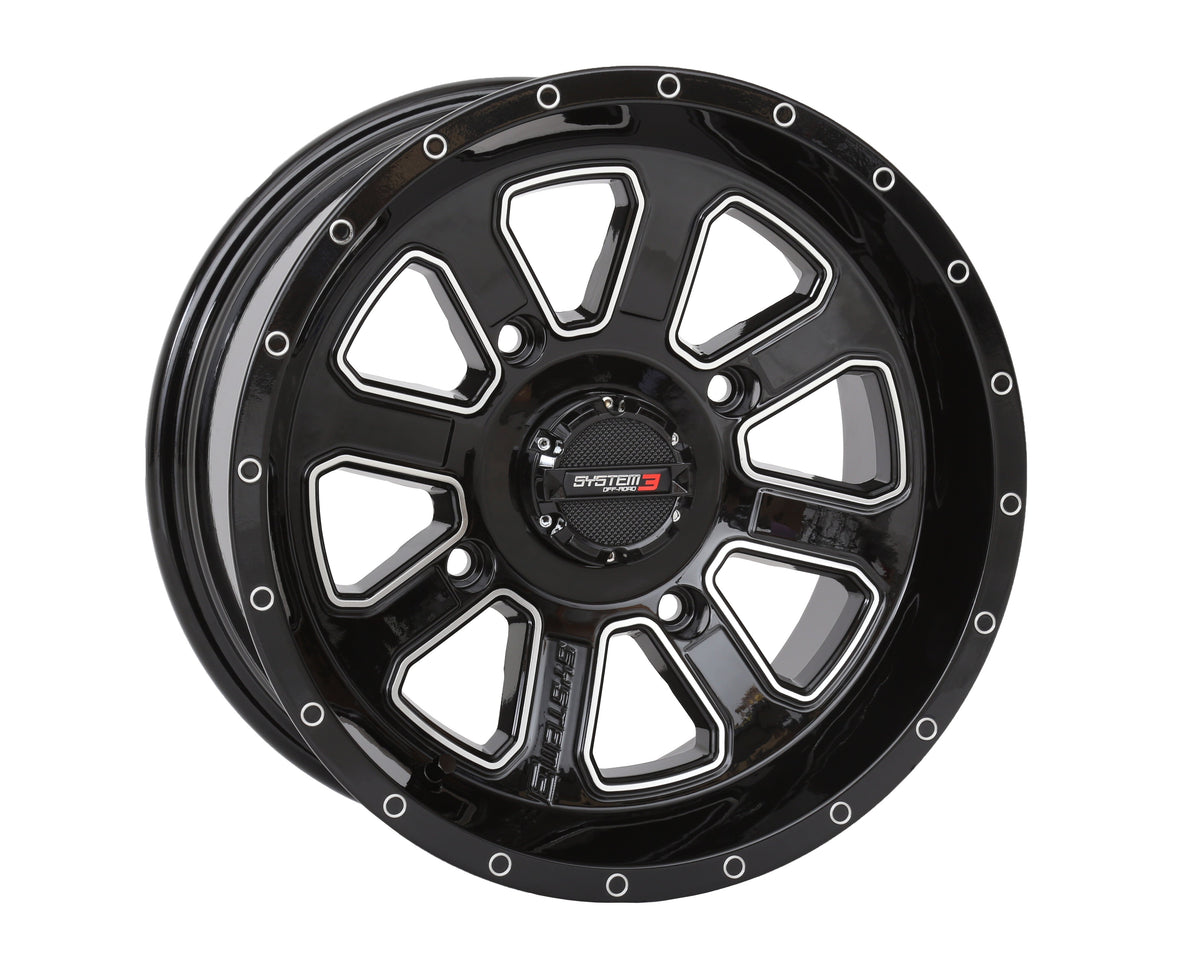 ST4 WHEEL - GLOSS BLACK/MACHINED