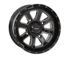 ST4 WHEEL 14X7 4+3 (+10MM) 4/156 GLOSS BLACK/MACHINED